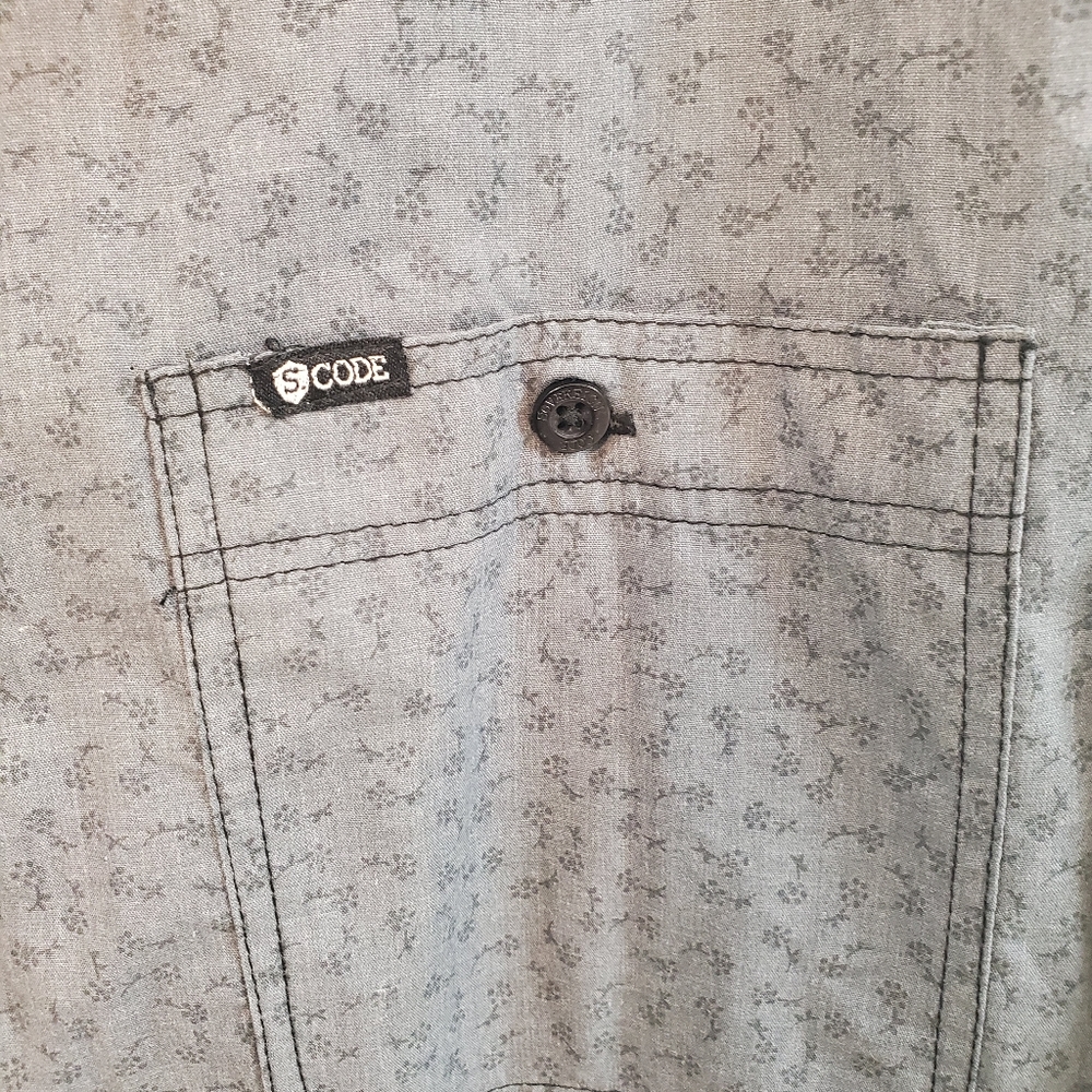 Sovereign Code Mens Button Front Shirt Large - Picture 3 of 5